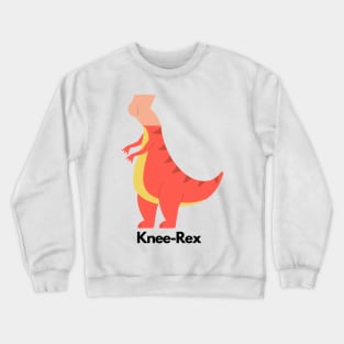 Humor | Knee-Rex | Dinos | Dinosaurs | Bee | Gift for Dino Fans Crewneck Sweatshirt